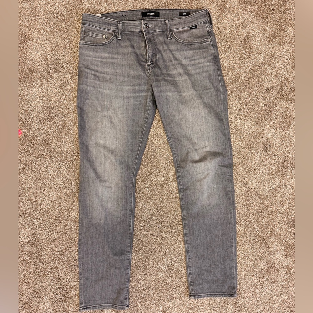 Mavi Men's Slim Straight Jeans in Grey